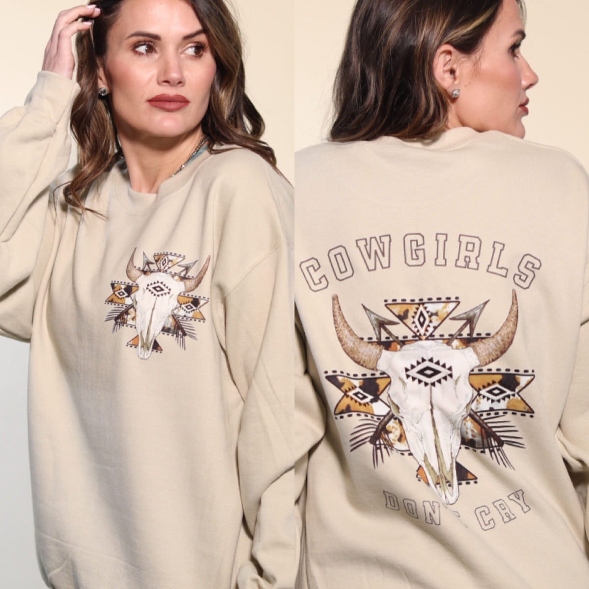 Cowgirls Dont Cry Sweatshirts – Bailey Made Tee's & Boutique