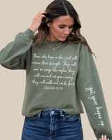 Get Your Hopes Up Faith Sweatshirt