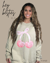 Kylie Pitts HEY BESTIES Sweatshirt (Website)