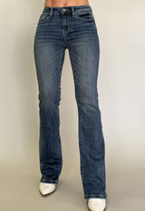 Jenn Midrise Nondistressed Bootcut Jeans