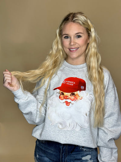 Santa Make America Great Again Sweatshirt