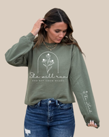 She will Run Faith Sweatshirt