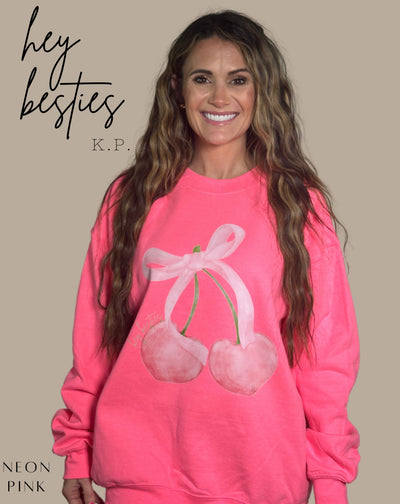 Kylie Pitts HEY BESTIES Sweatshirt (Website)