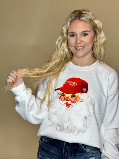 Santa Make America Great Again LIVE Sweatshirt