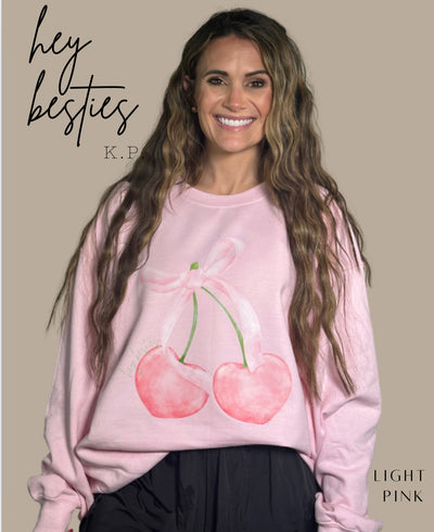 Kylie Pitts HEY BESTIES Sweatshirt (Website)