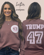 Pink Make America 47 Sweatshirt