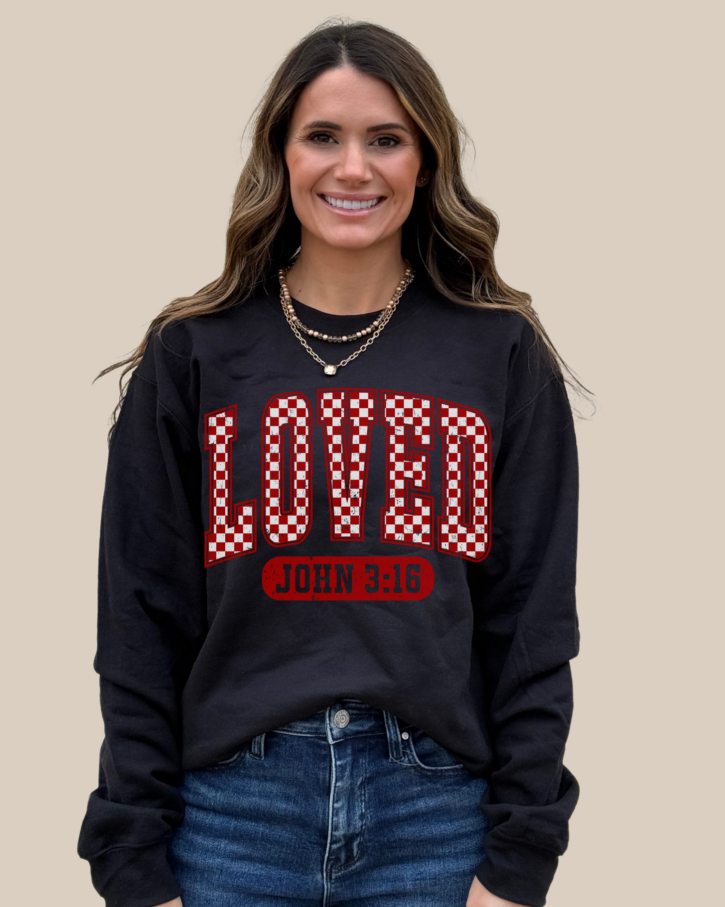 LOVED John 3:16 Sweatshirt