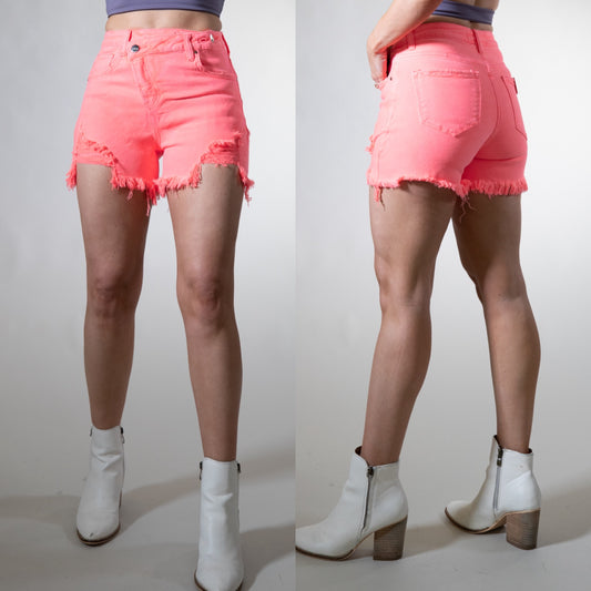 CORAL CROSS OVER SHORTS