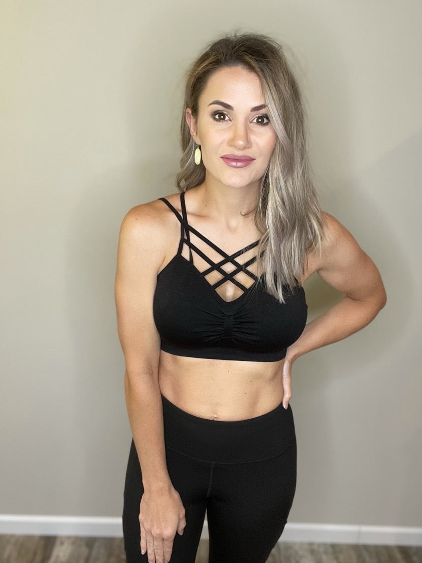 Black Bralette ( PS Available )