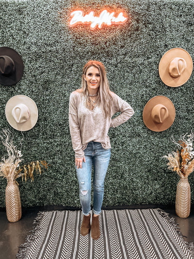 Tall Brown Suede Booties