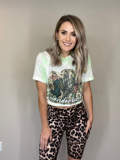 Cheetah Biker Shorts with Pockets