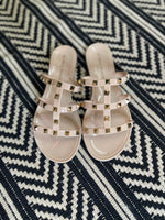 Cream Sandals